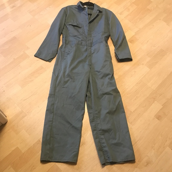 Sears Pants - Sears Vintage Green Boiler Utility Jumpsuit Coveralls Halloween Costume Unisex